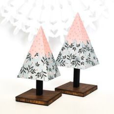 Snowy Pine Trees