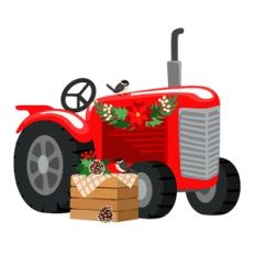 Christmas Tractor
