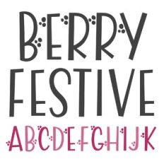 DTC Berry Festive Christmas Font