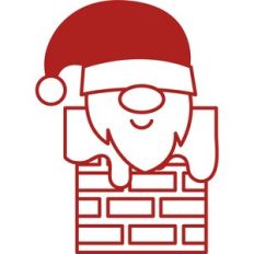 Gnome Santa Chimney