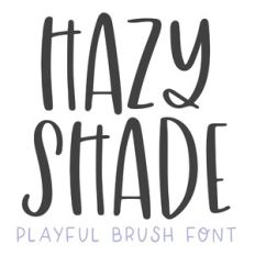 BFC Hazy Shade Brush Font
