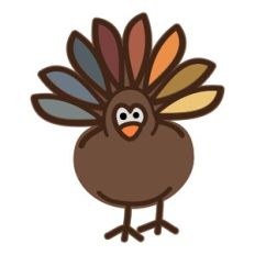 Colored Turkey