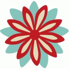 nine petal flower