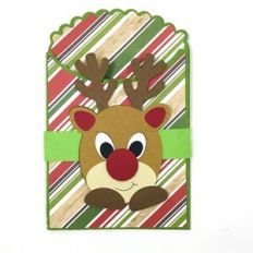 Reindeer Envelope Pocket Bag