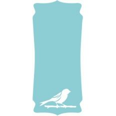 vintage swallow card - letter size