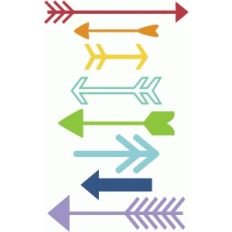 8 thin arrows