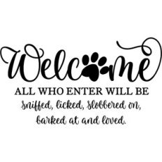 Welcome Funny Pet Design