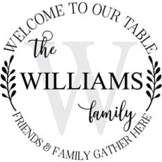 Welcome To Our Table