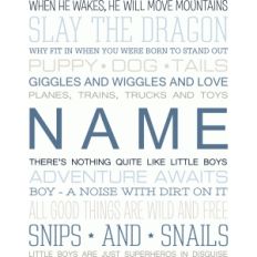 personalized word art
