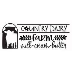 Country Dairy Farm Milk Cream Butter