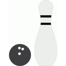 echo park bowling ball and pin