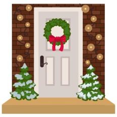 Christmas Front Door