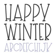 BFC Happy Winter Serif Font