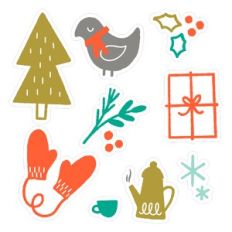 Cozy Winter Sticker Set