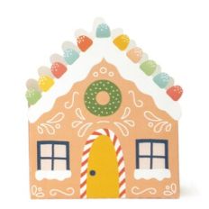 Peach Gingerbread House Box