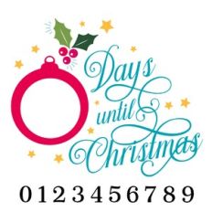 Days Until Christmas Countdown Bauble