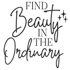 Find Beauty In The Ordinary