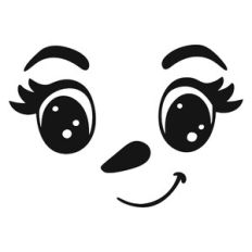 Snowman face