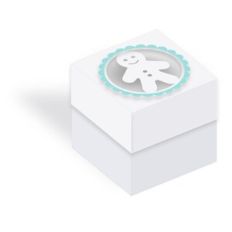 gingerbread boy box with lid