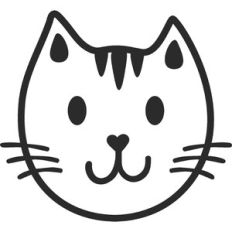 Cute Cat Face