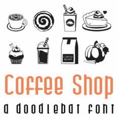 Coffee Shop Doodlebat Font