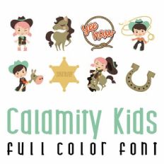 Calamity Kids Full Color Font