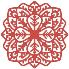 chrismas snowflake doily