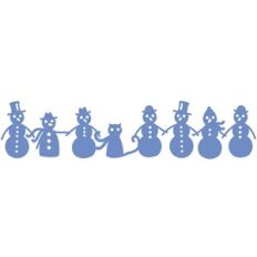 Snowman Repeating Border