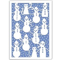 Snowman Winter Holidays Card