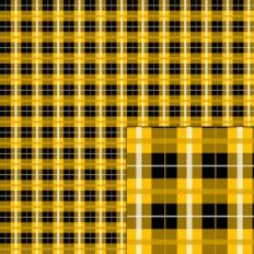 plaid yellow black pattern