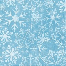Blue and White Shabby Snow Christmas Monoprint Background Pattern