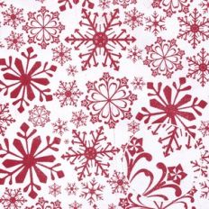 White and Red Shabby Snow Christmas Monoprint Background Pattern