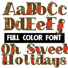 Oh Sweet Holidays Color Font