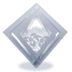 3 layered pop up dice iris