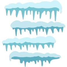 Snowy Winter Icicles