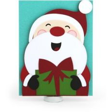 Santa Pop Dot Card