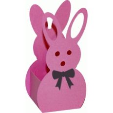 3d bunny basket bag