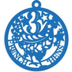 3 French Hens Ornament