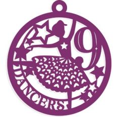9 Ladies Dancing Ornament