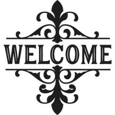 Elegant Welcome Sign