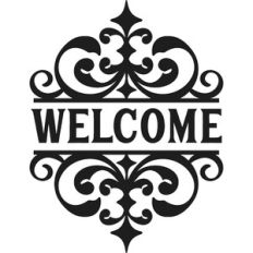 Elegant Welcome Sign
