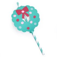 Wreath Straw Topper