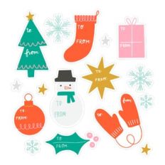 To and From Christmas Labels