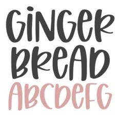 BFC Ginger Bread Brush Font
