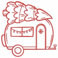 Camper Christmas Tree