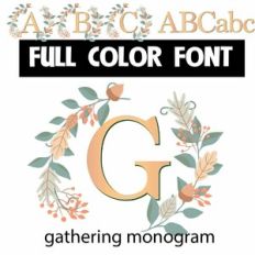 Gathering Monogram Color Font