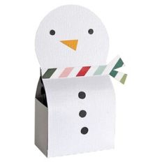 Snowman Small Candy Bar Treat box