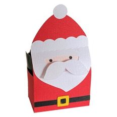 Santa Small Candy Bar Treat Box