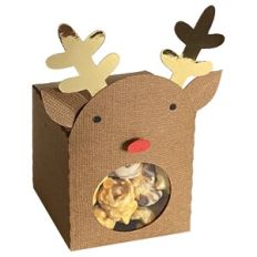 Simple Reindeer Peek A Boo Box