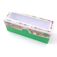 Rectangle Candy Box with Peek A Boo Liner